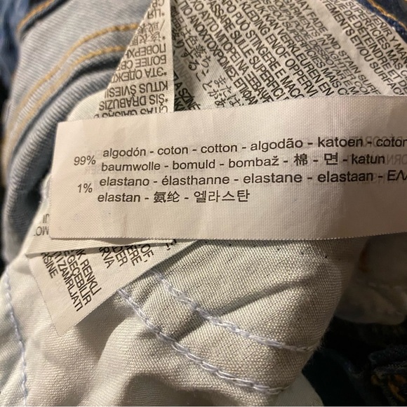 Zara Mid Rise Skinny Jeans with Striped Sides - Picture 8 of 13